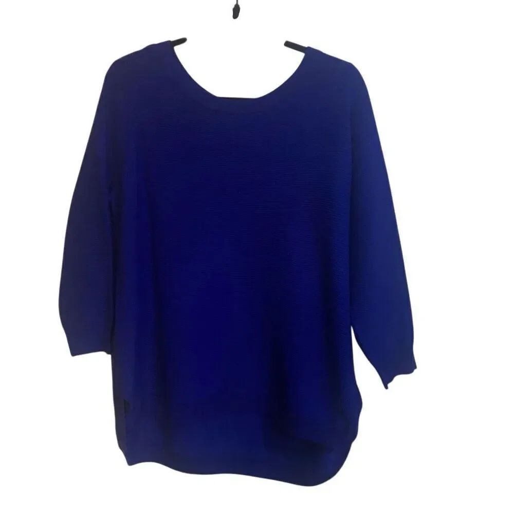 Jones New York 1XL blue long sleeve sweater
